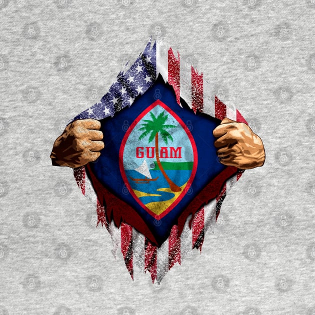 Guam USA Flag by Dailygrind